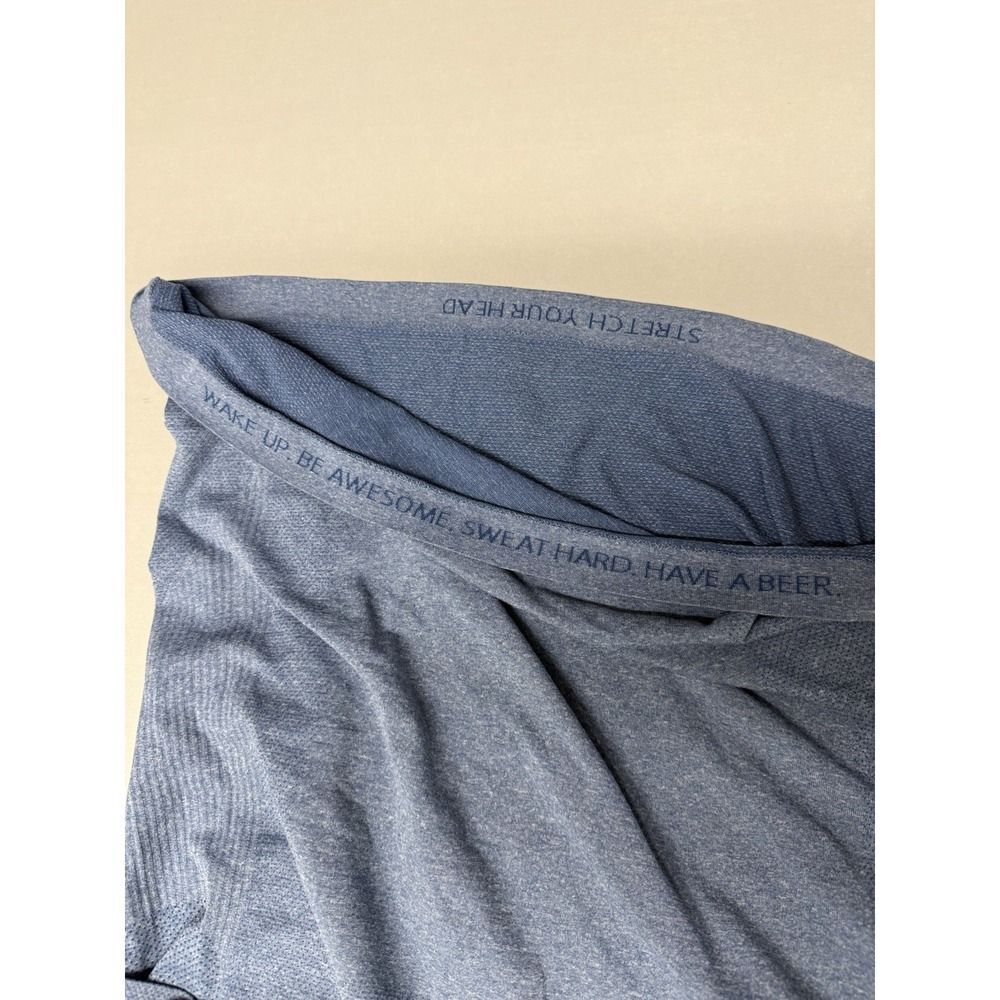 Lululemon Metal Vent Tech Short Sleeve Tee Blue Mens Athletic Training. Sz S - Picture 9 of 10
